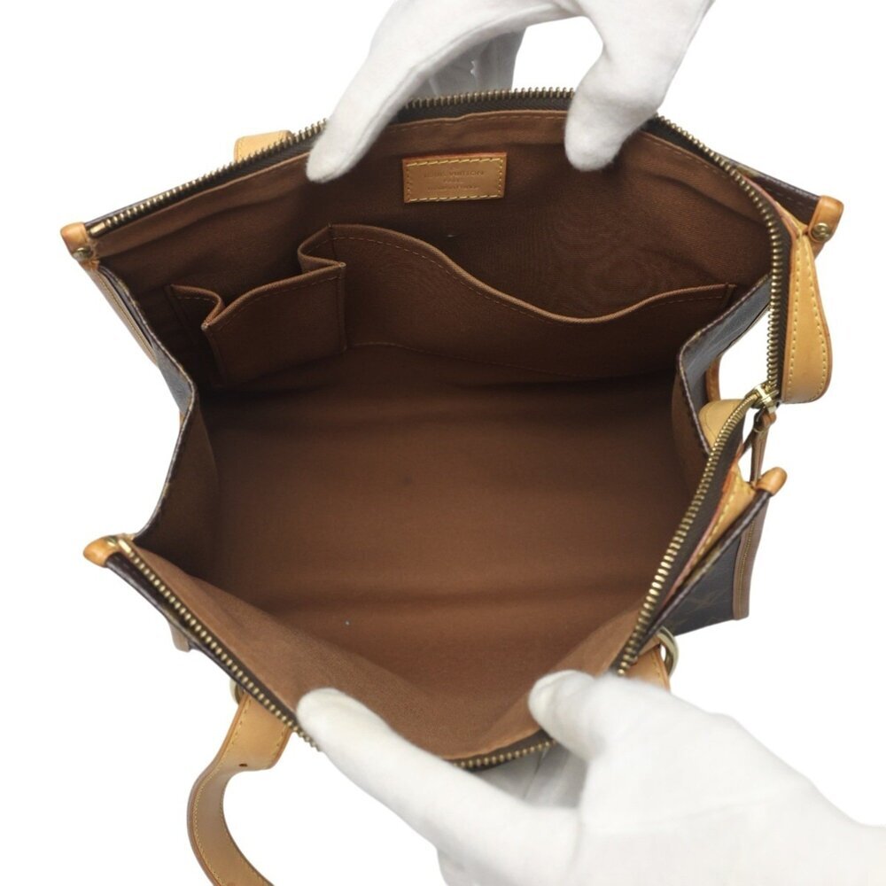 LOUIS VUITTON Brown Monogram Canvas Tote Bag - Picture 14 of 16